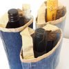 denim prosecco bag w/other bottle bags